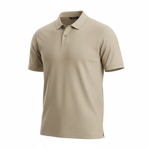 Classic Beige Polo Shirt for Men